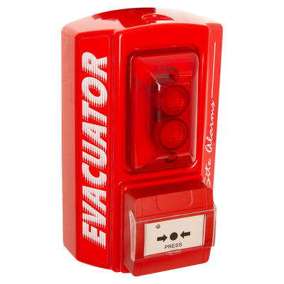 Evacuator Sitemaster Call Point Site Alarm by FMC Fire Equipment (FMCEVASMBGC)
