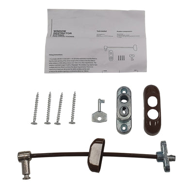 Astro Window Restrictor White / ASTROFLAME WINDOW RESTRICTORS (WHITE - 200MM CABLE) by Astroflame