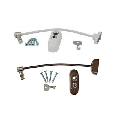 Astro Window Restrictor White / ASTROFLAME WINDOW RESTRICTORS (WHITE - 200MM CABLE) by Astroflame