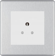 BG Nexus Screwless Brushed Steel 5A Unswitched Socket FBS29MW by British General (BG-FBS29MW)