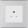 BG Nexus Screwless Brushed Steel 5A Unswitched Socket FBS29MW by British General (BG-FBS29MW)