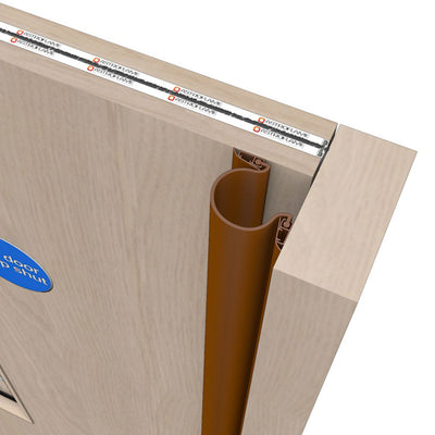 Other Door Hardware: Astro Finger Guardian Front and Rear for Centre Pivot or Butt Hinged Doors Black / Front Devices / 1950mm by Astroflame (ASTRO-AFFGUBLKF)