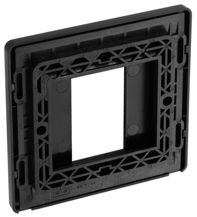 PCDCPEMS1B Back - The Euro Module range from British General combines plates and interchangeable modules so you can configure your own bespoke switches and sockets. 