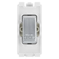 BG RRWDISBS Brushed Steel 20A DP Appliance Grid Switch Labelled Waste Disposal