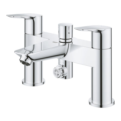 Grohe BauEdge Dual Lever Bath Shower Mixer ½″ - Chrome 25217001 by Grohe (Grohe-25217001)