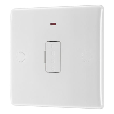 BG Nexus 13A Neon Unswitched Fused Connection Unit & 50mm Pattress Back Box