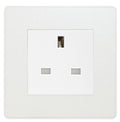 BG Evolve Pearl White 13A Unswitched Socket PCDCL13AUSSW