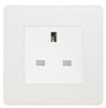 BG Evolve Pearl White 13A Unswitched Socket PCDCL13AUSSW by British General (BG-PCDCL13AUSSW)