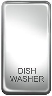 BG GRDWPC Nexus Grid Polished Chrome 'Dish Washer' Rocker by British General (BG-GRDWPC-1)