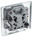 NPC54 Back - This 13A fused and unswitched connection unit from British General provides an outlet from the mains containing the fuse ideal for spur circuits and hardwired appliances.