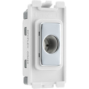 BG RPCFLEX Nexus Grid Polished Chrome 10mm Flex Outlet Module