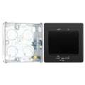 BG Evolve Black Chrome Fan Isolator Switch PCDBC15B with 25mm Steel Back Box