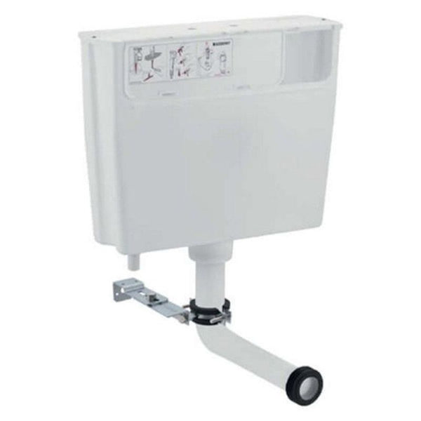 Geberit Low Level Cistern - 6L Pneumatic Flush Actuation - 109.721.00.2