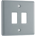 BG RMC2 Nexus Grid Metal Clad | 2 Module Front Plate