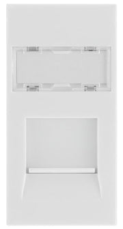BG Nexus White EMRJ45C6W CAT6 RJ45 Outlet Euro Module IDC Data Socket Ethernet by British General (BG-EMRJ45C6W)