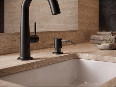 Bremmer Vena Sink Soap Dispenser in Black