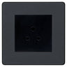 BG Evolve Matt Grey 2A Unswitched Socket PCDMG2AUSSB by British General (BG-PCDMG2AUSSB)