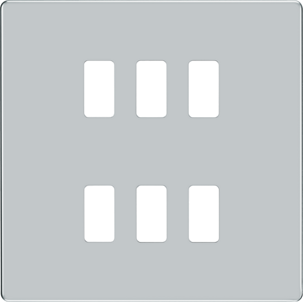  RFPC6 Front - The Grid modular range from British General allows you to build your own module configuration with a variety of combinations and finishes.