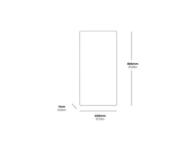 Bremmer Aura Wall Guard in Stainless Steel