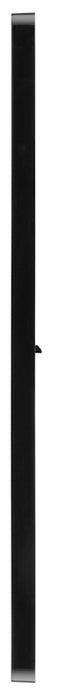 BG RPCDSB8B Evolve Grid Satin Brass 8 Module Square Front Plate - Black Trim
