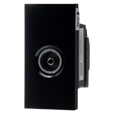 BG Euro Module Matt Black TV FM DAB Aerial & BT Master Telephone Socket