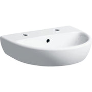 Geberit Selnova 450mm Cloakroom Basin - 2 Tap holes - 501.409.00.6 by Geberit (Geberit-501.409.00.6)