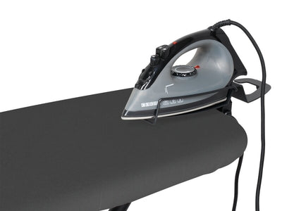 Corby Oxford Ironing Centre in Dark Grey with Sherwood 1200W Steam Iron - UK Plug