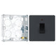 BG Evolve Matt Grey 20A 2 Pole LED Switch PCDMG31B with 25mm Steel Back Box