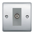 BG Nexus Metal Polished Chrome Satellite Socket NPC64G