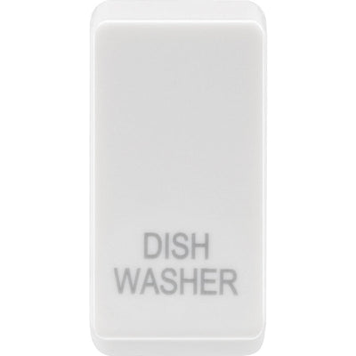 BG RRDWW Nexus Grid | White | 'DISH WASHER' Rocker by British General (BG-RRDWW)