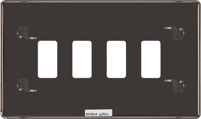 RFBN4 Back - The Grid modular range from British General allows you to build your own module configuration with a variety of combinations and finishes.