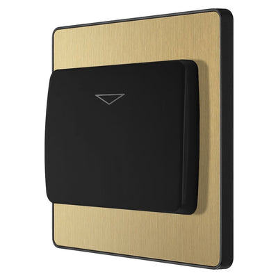 BG Evolve Satin Brass Key Card Switch PCDSBKYCSB