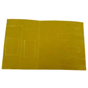Astroflame Universal Tubular Latch Kit To Suit 64/76mm Backset C/W Strike Plate - Self Adhesive by Astroflame (Astro-AFFLEXITBLK)