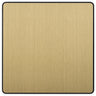 BG Evolve PCDSB94B Single Blank Plate - Satin Brass (Black) by British General (BG-PCDSB94B)