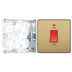 BG Evolve Satin Brass 45A DP Single Plate + Neon PCDSB74B with 25mm Steel Back Box
