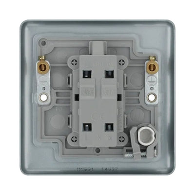 BG MC531 Metal Clad | 1 Gang 20A Flex Outlet Neon Switch by British General (BG-MC531)