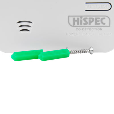 10 Year Longlife Battery Carbon Monoxide Detector - Hispec HSA/BC/10 by HiSPEC (Safelincs-HILBCO)