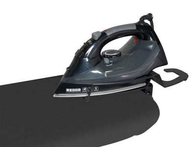 Corby Oxford Ironing Centre in Dark Grey with Sherwood 2000W Steam Iron - UK Plug