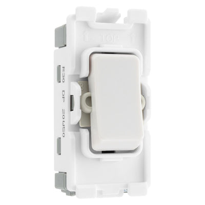 BG RRFZW White 20A DP Appliance Grid Switch Labelled Freezer