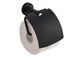 Corby Harrogate Toilet Roll Holder with Cover in Black