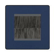 BG Evolve Matt Blue Screwless Twin 2 Gang Brush Cable Entry by British General (BG-PCDDBEMS2B+EMFO)