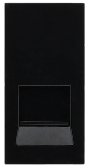 BG EMBTMSB Black 1 Module Euro Module Screw Terminal Master Telephone Socket by British General (BG-EMBTMSB-Shopify-SA_1)