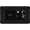 BG Nexus Matt Black 4G Faceplate with HDMI + TV/FM/SAT Module - Black Insert by British General (BG-NFBEMR4-HDMI-TVFM2B)