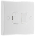 BG 851 Moulded Round Edge | White | 13A 2 Pole Flex Outlet Switched Fused Connection Unit