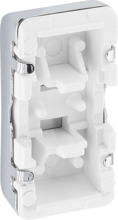 BG RRACPC Nexus Grid Rocker Embossed (AIR CON) - Polished Chrome by British General (BG-RRACPC-2)