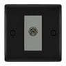 BG Nexus Metal Matt Black Co-axial Socket NFB60G by British General (BG-NFB60G)