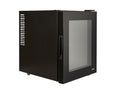 Corby Eton 35L Glass Door Minibar in Black & Black - UK Plug