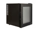 Corby Eton 35L Glass Door Minibar in Black & Black - UK Plug