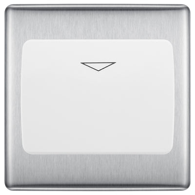 BG Nexus Metal Brushed Steel Key Card Switch NBSKYCSW by British General (BG-NBSKYCSW)