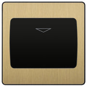 BG Evolve Satin Brass Key Card Switch PCDSBKYCSB by British General (BG-PCDSBKYCSB)